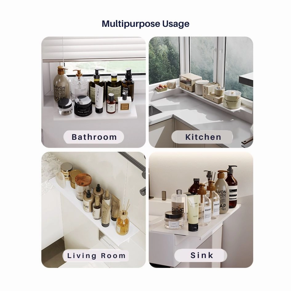 Home Tech Home Window Sill Bathroom Ledge Extension Board 40 x 15 cm