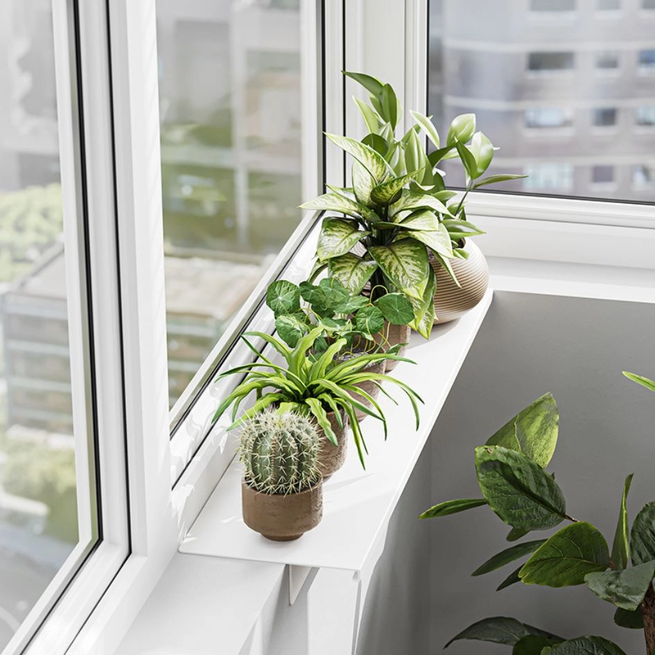 Home Tech Home Window Sill Bathroom Ledge Extension Board 40 x 15 cm