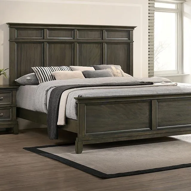 HOUSTON Cal.King Bed, Gray