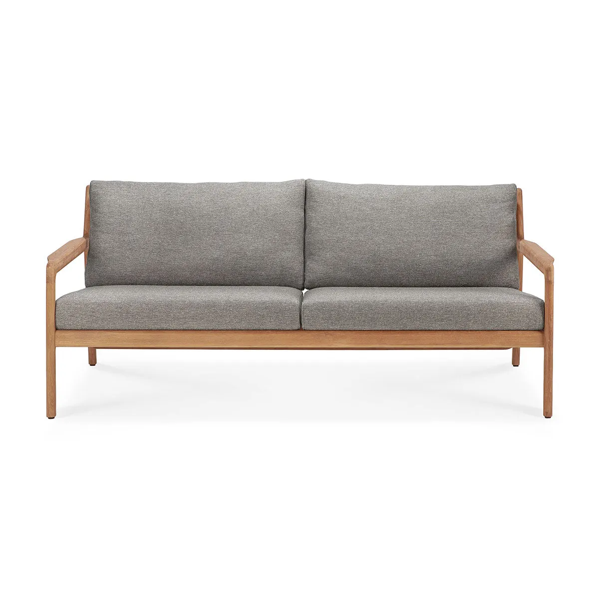 Jack Outdoor Fabric 3 Seater Sofa (Teak, Mocha)