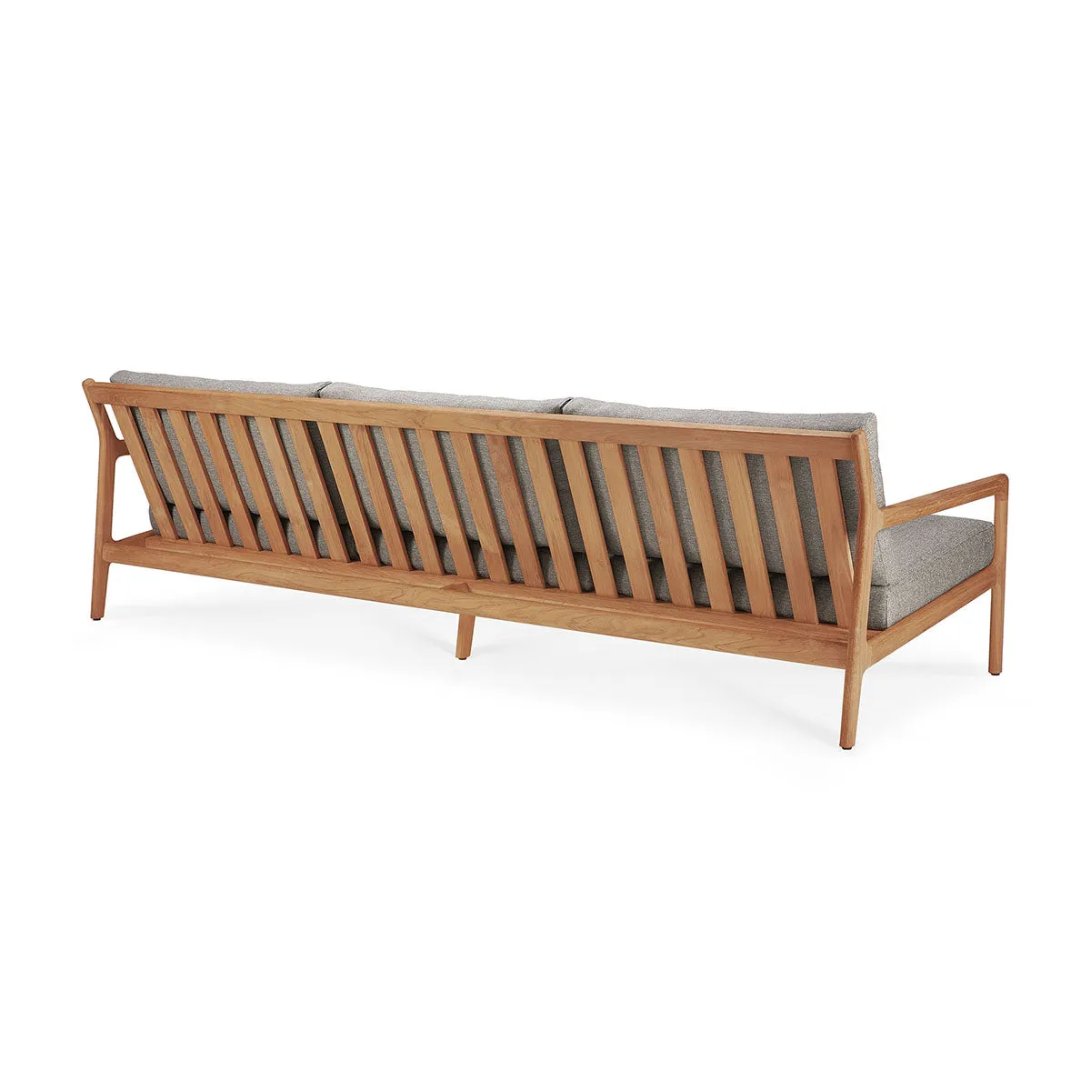 Jack Outdoor Fabric 4 Seater Sofa (Teak, Mocha)