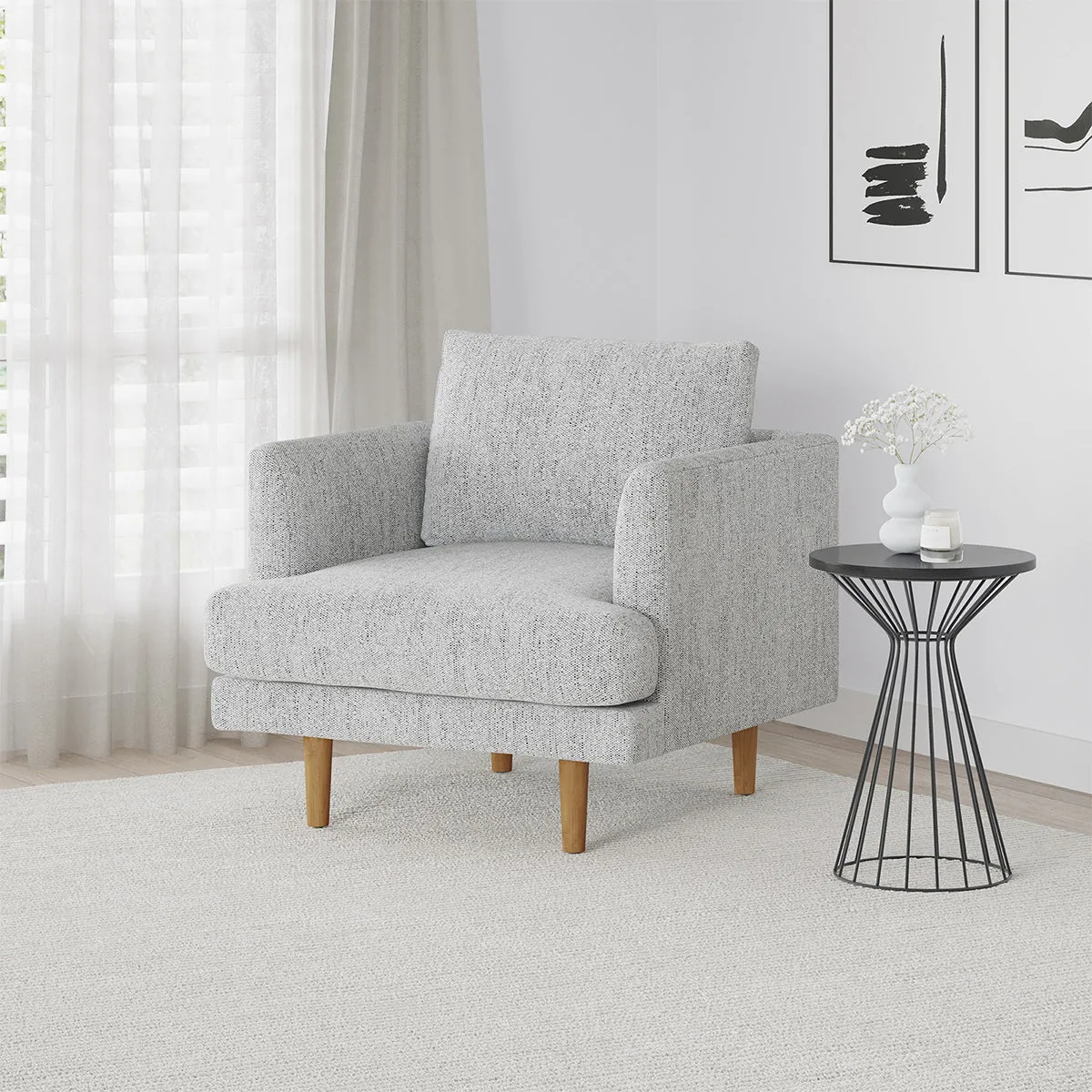 Jaspa Linen Armchair