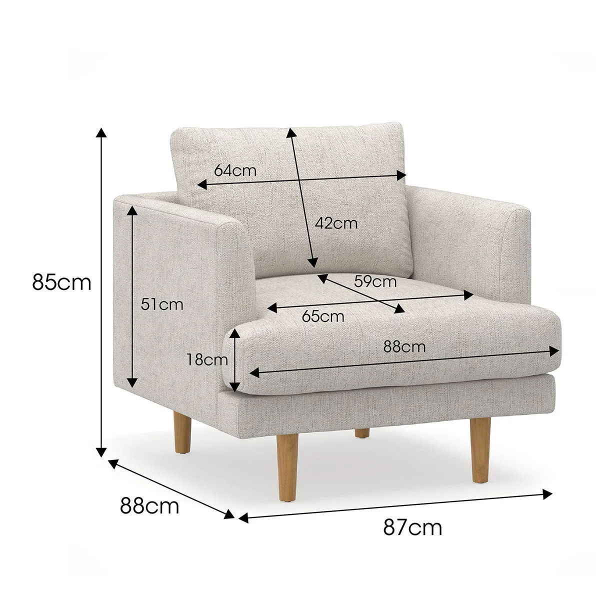 Jaspa Linen Armchair