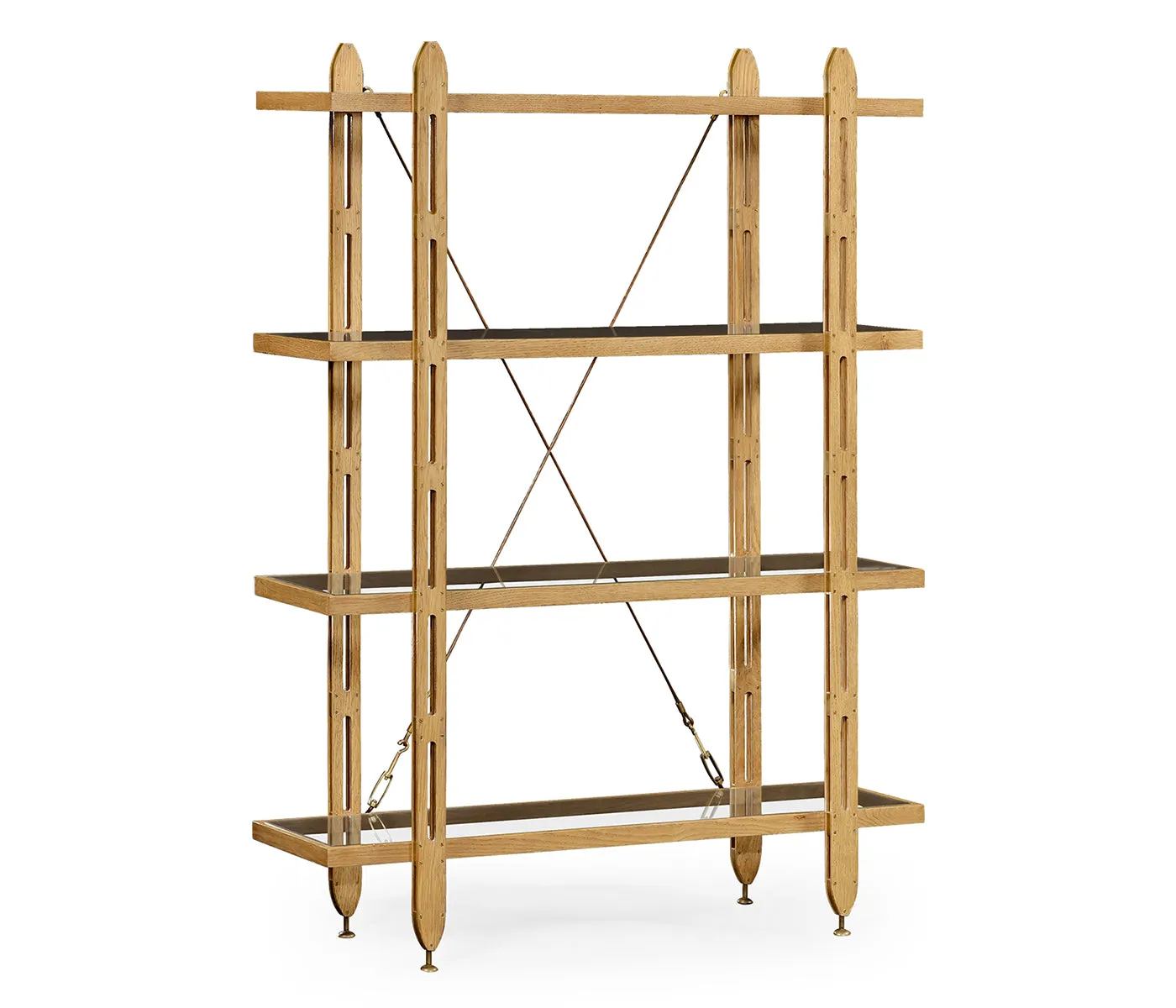 JC Edited - Architects House Collection - Four-Tier Oak Architectural tagre