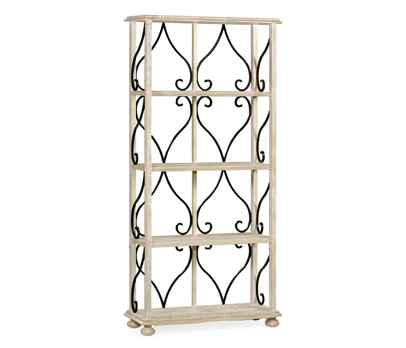 JC Edited - Artisan Collection - Four-Tier tagre in Limed Acacia