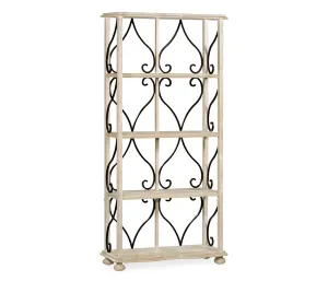 JC Edited - Artisan Collection - Four-Tier tagre in Limed Acacia