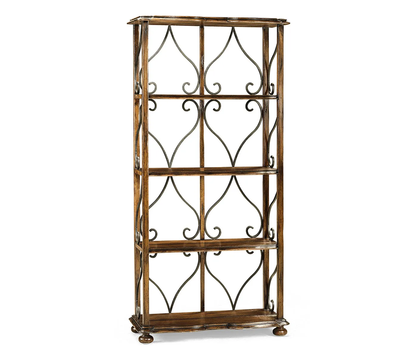 JC Edited - Artisan Collection - Four-Tier tagre in Rustic Walnut