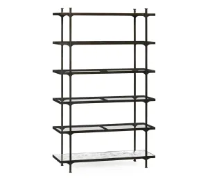 JC Modern - Luxe Collection - Distressed Bronze Six Tier tagre