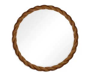 JC Modern - Twist Collection - 45" Walnut Twisted Mirror