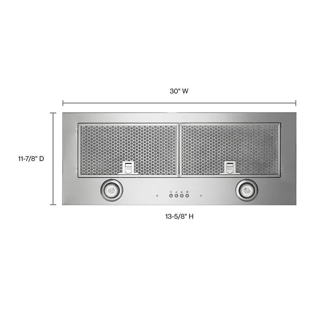 Jennair UVL5430JSS 30" 400 Cfm Motor Class Custom Hood Liner