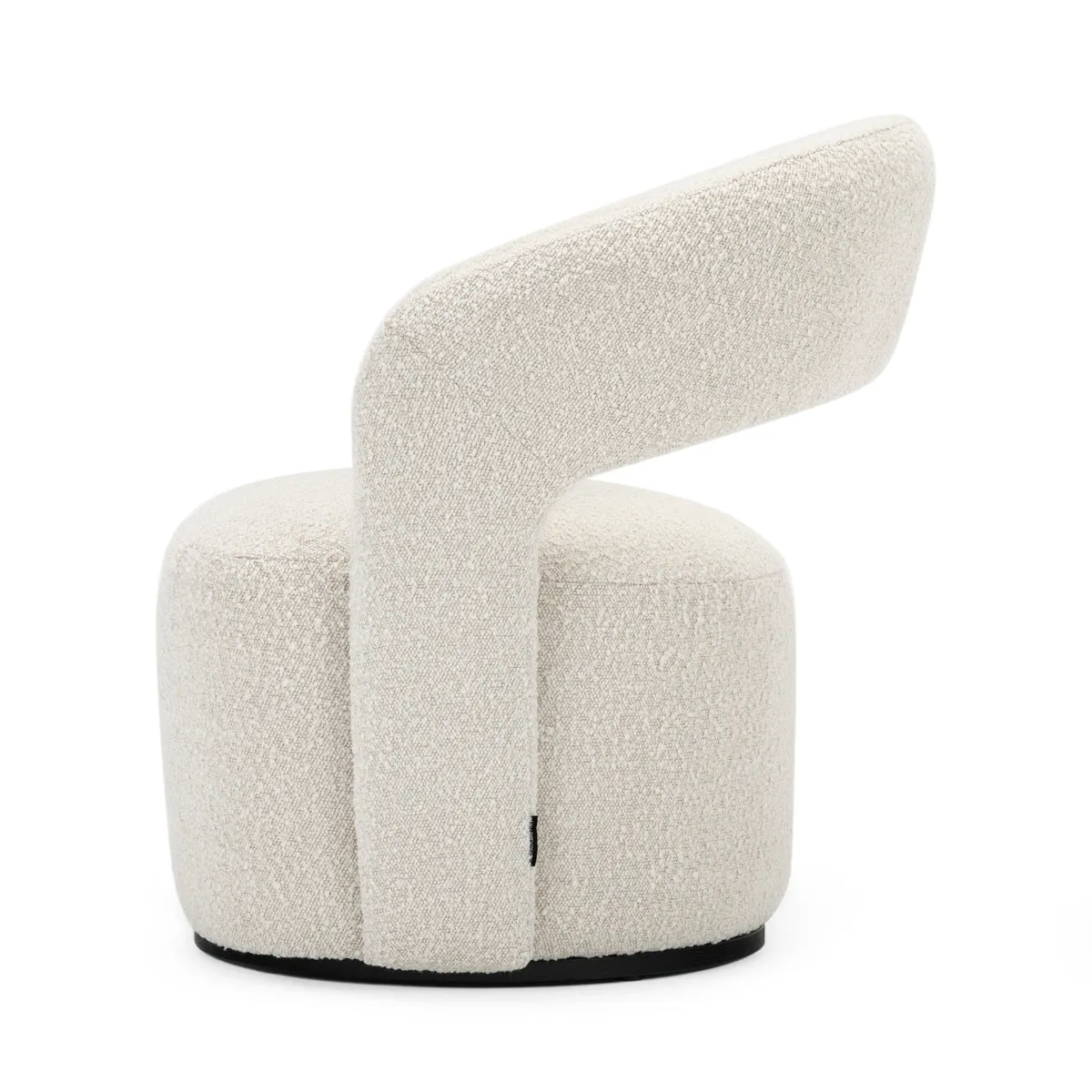 Judi Boucle Swivel Armchair