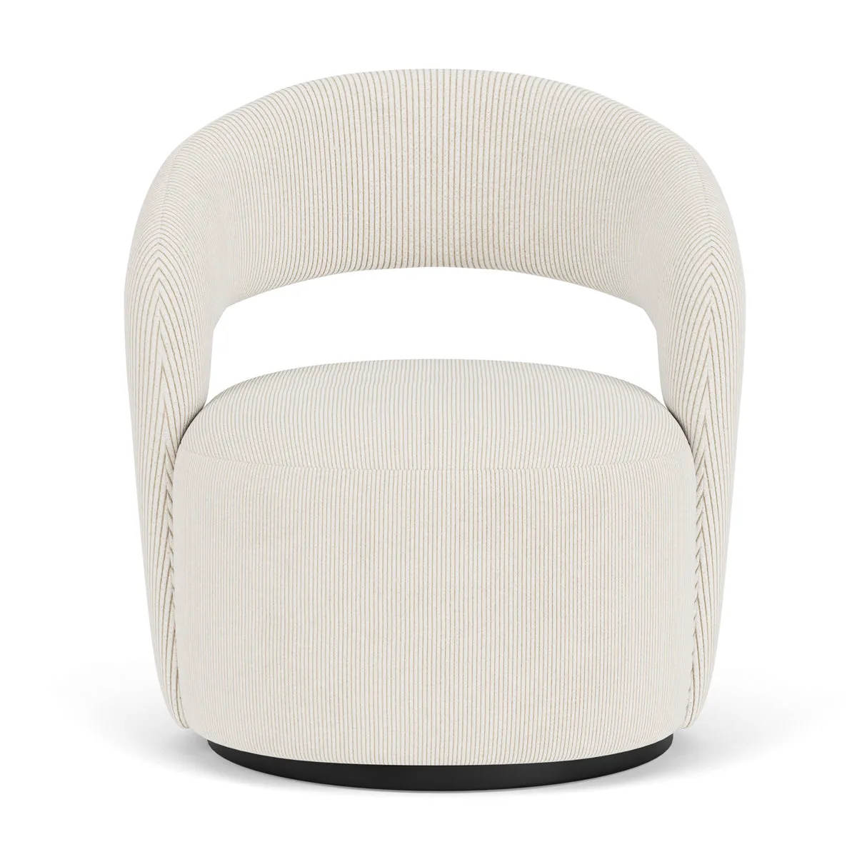Judi Velvet Swivel Armchair