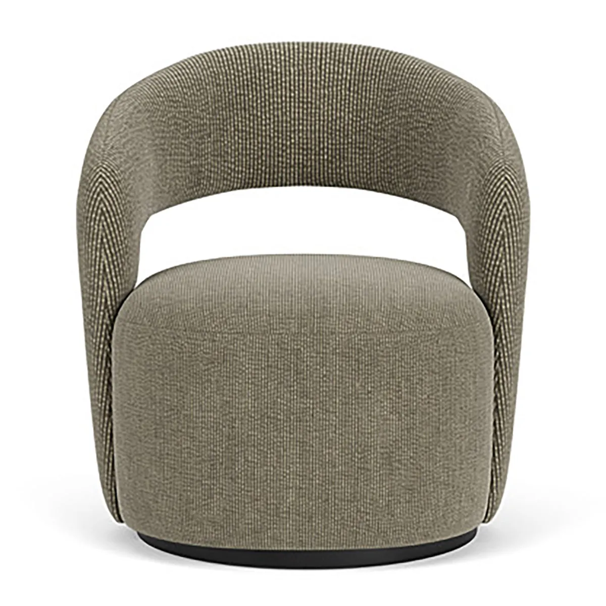 Judi Velvet Swivel Armchair
