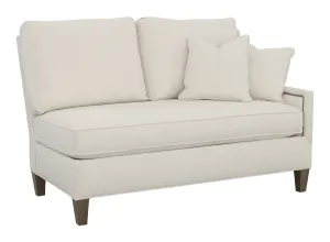 Kelly Right Arm Loveseat with Tapered Leg