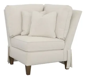 Kelly Skirted Corner Chair