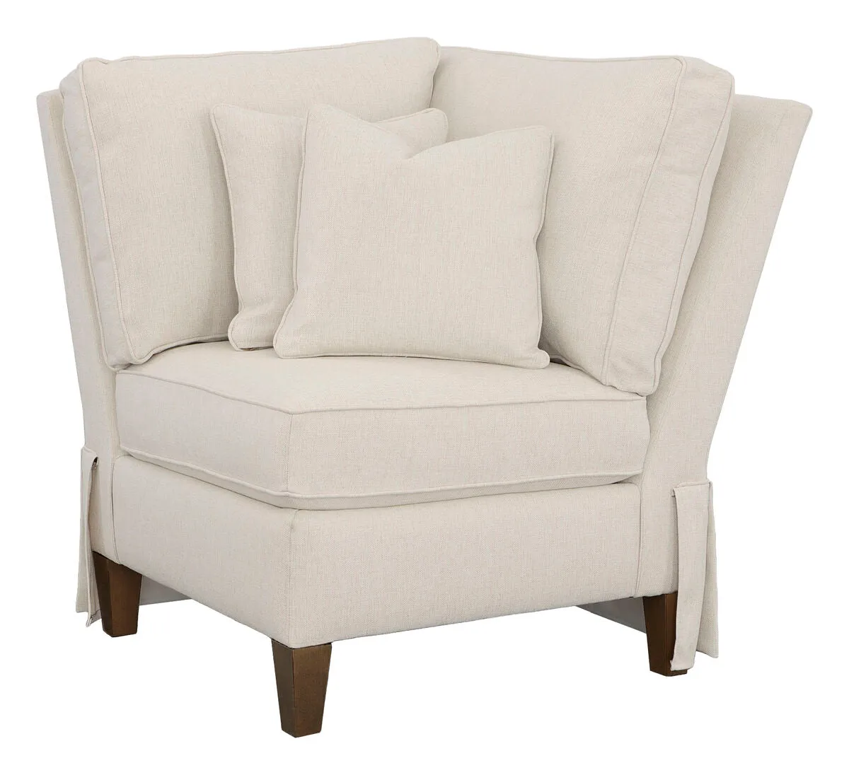 Kelly Skirted Corner Chair