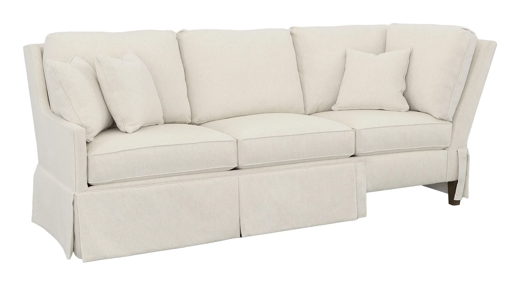 Kelly Skirted Left Arm Corner Sofa