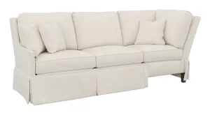 Kelly Skirted Left Arm Corner Sofa