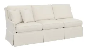 Kelly Skirted Left Arm Sofa