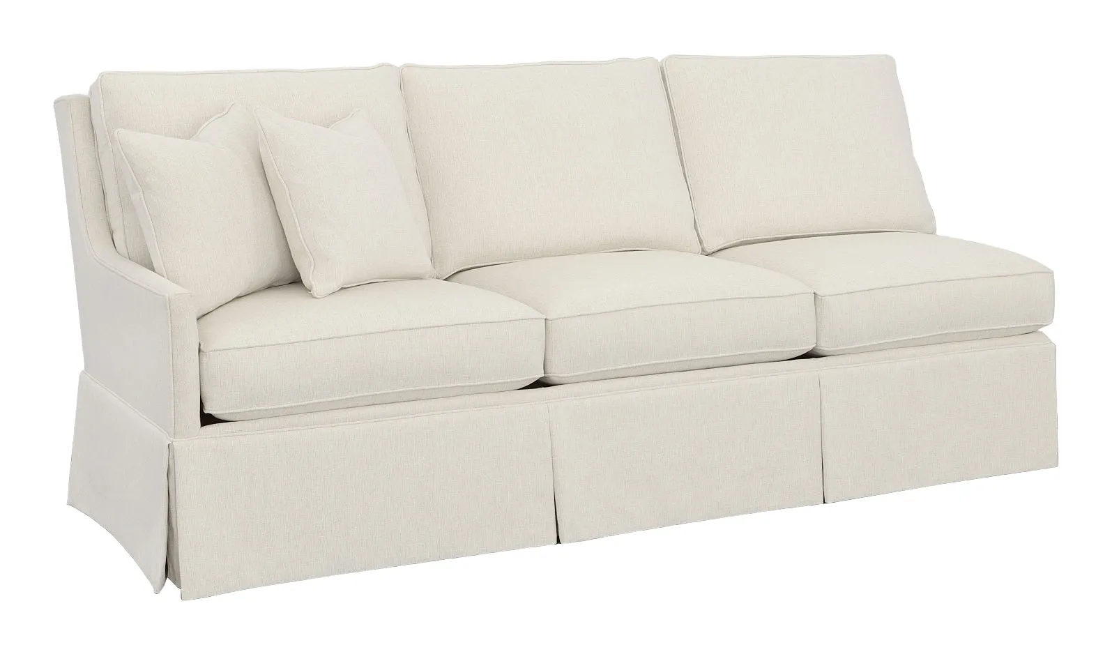 Kelly Skirted Left Arm Sofa