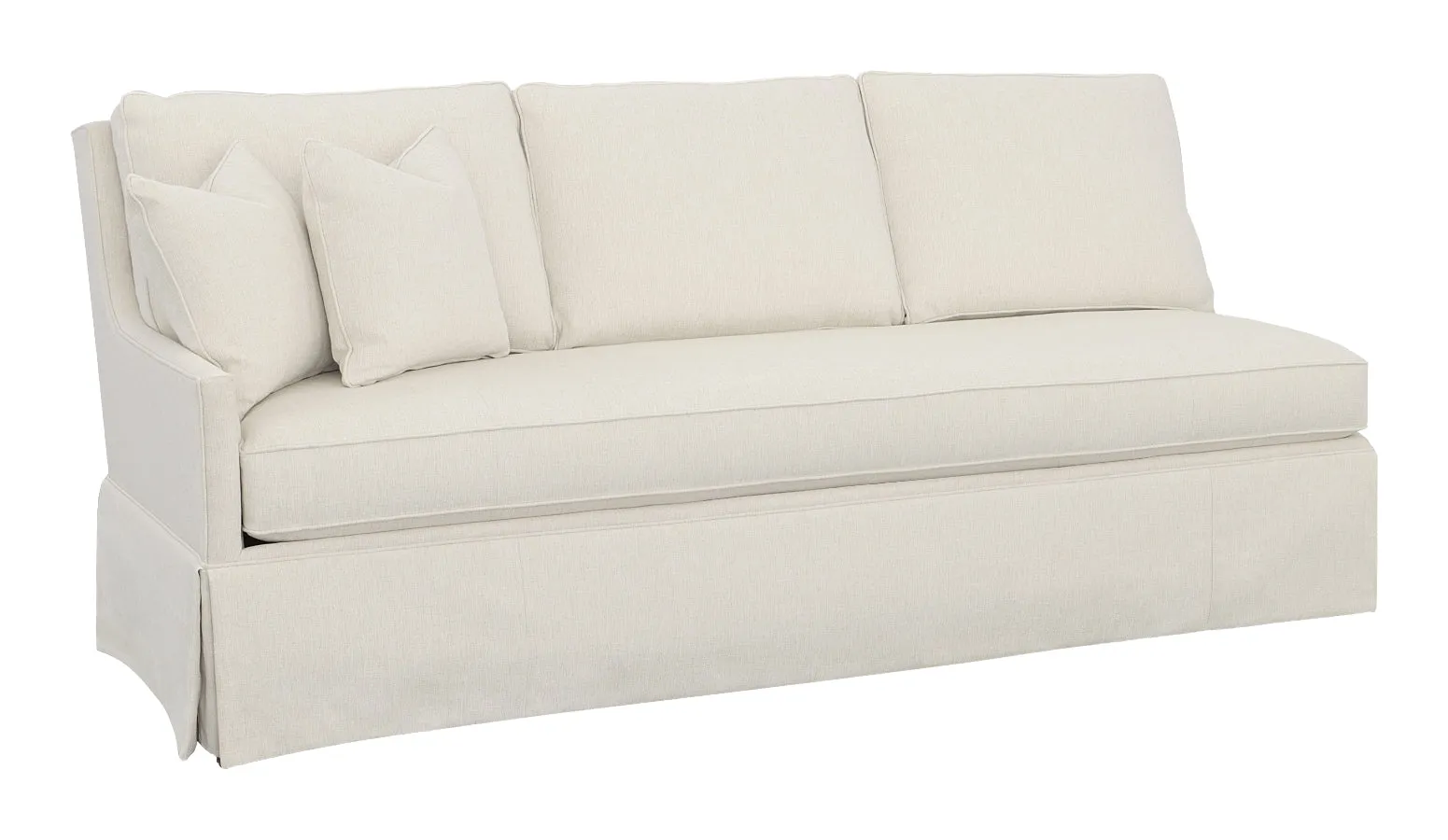 Kelly Skirted Left Arm Sofa