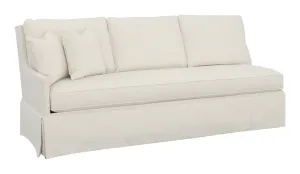 Kelly Skirted Left Arm Sofa