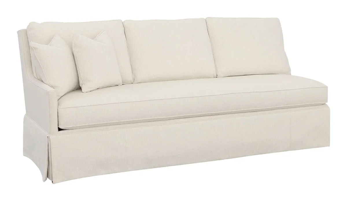Kelly Skirted Left Arm Sofa