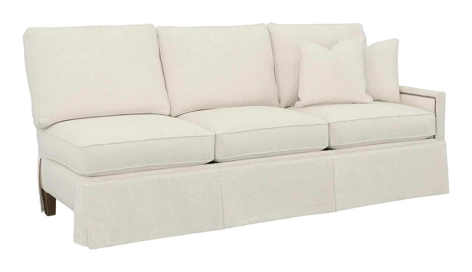 Kelly Skirted Right Arm Sofa