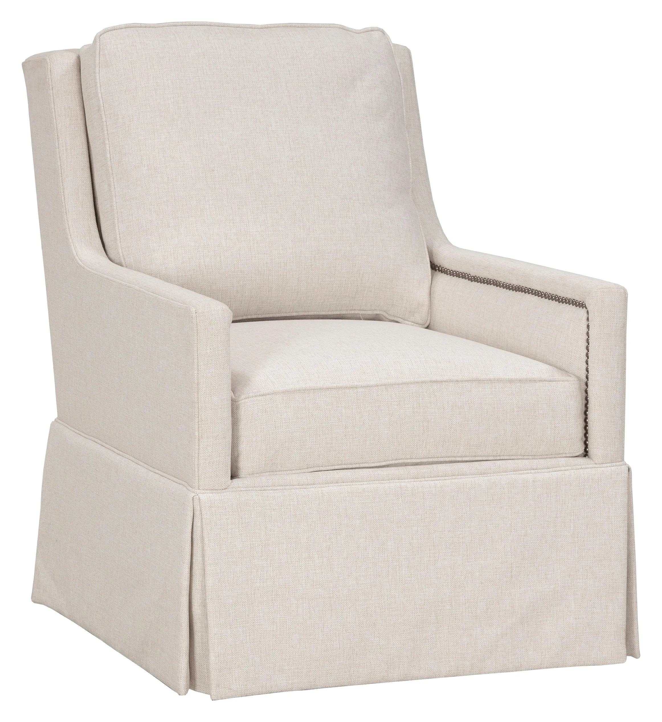 Kelly Skirted Swivel Glider