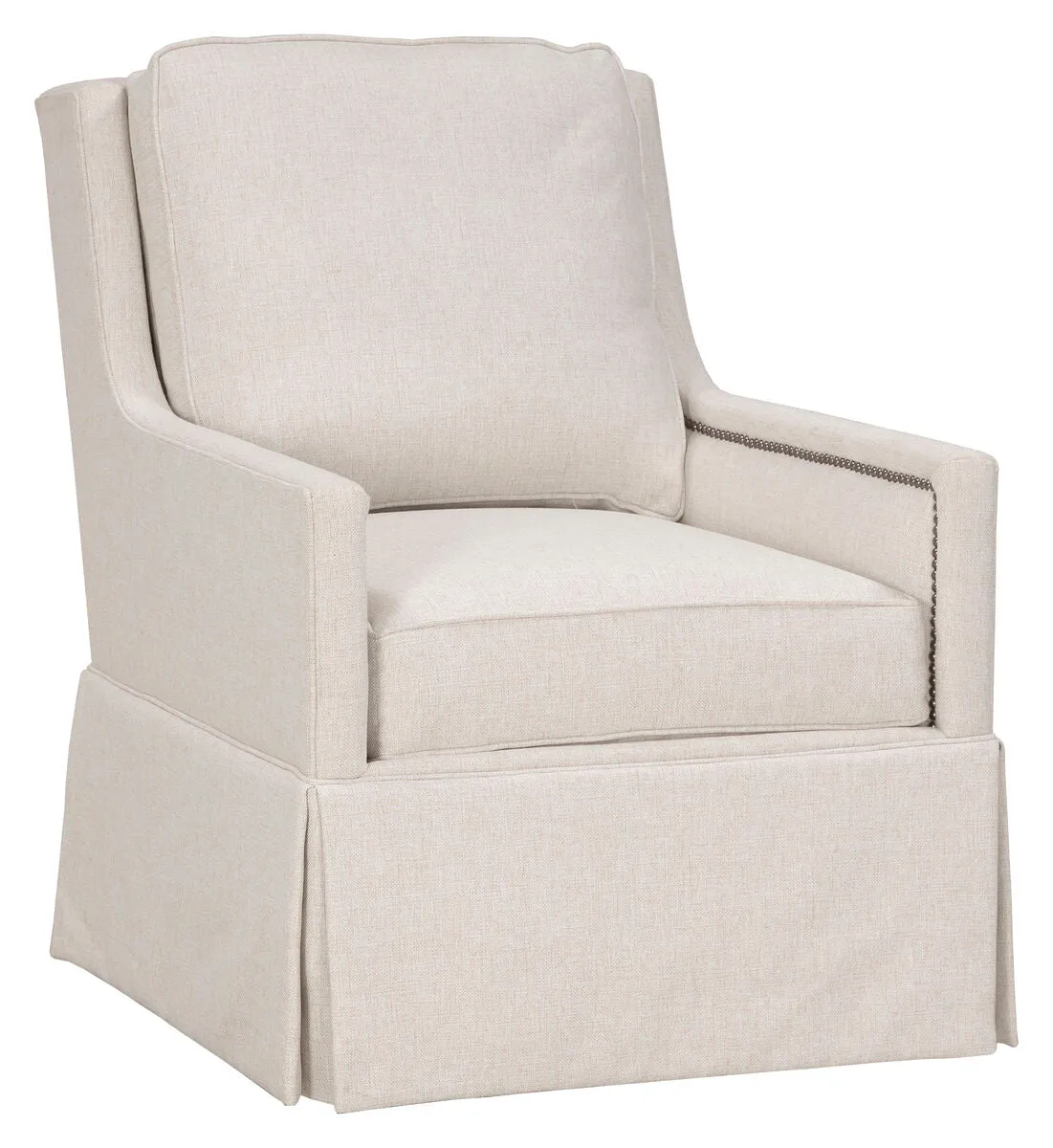 Kelly Skirted Swivel Glider
