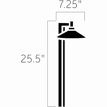 Kichler Ripley LED Path Light Outdoor Lights By Kichler
