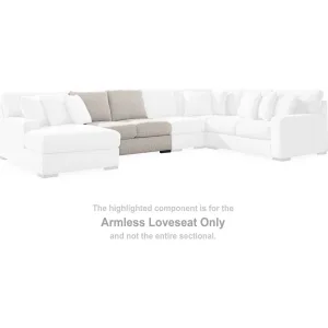 Larce Armless Loveseat