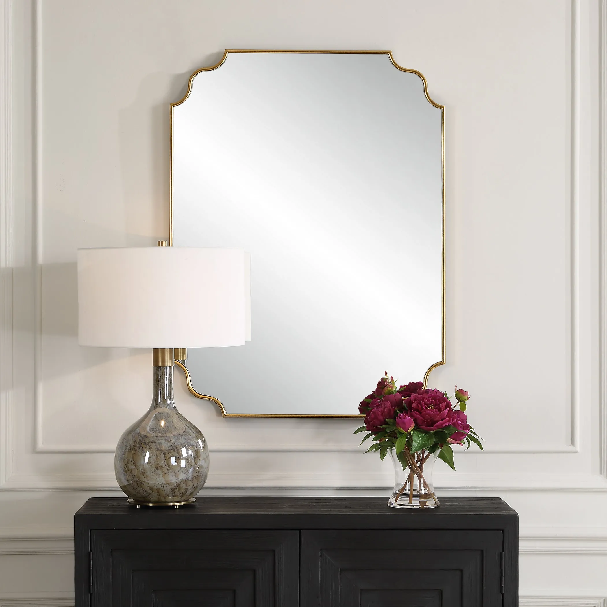 Lennyn Gold Vanity Mirror