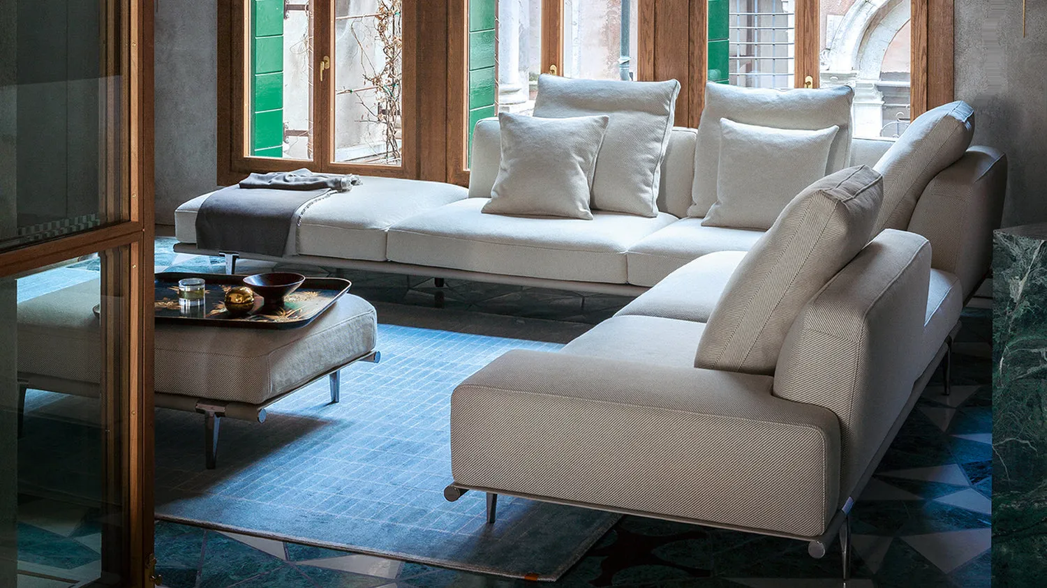 Let It Be Large 2 Seater Sofa with Bench