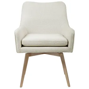 Let'S Twist Dining Chair, Ivory