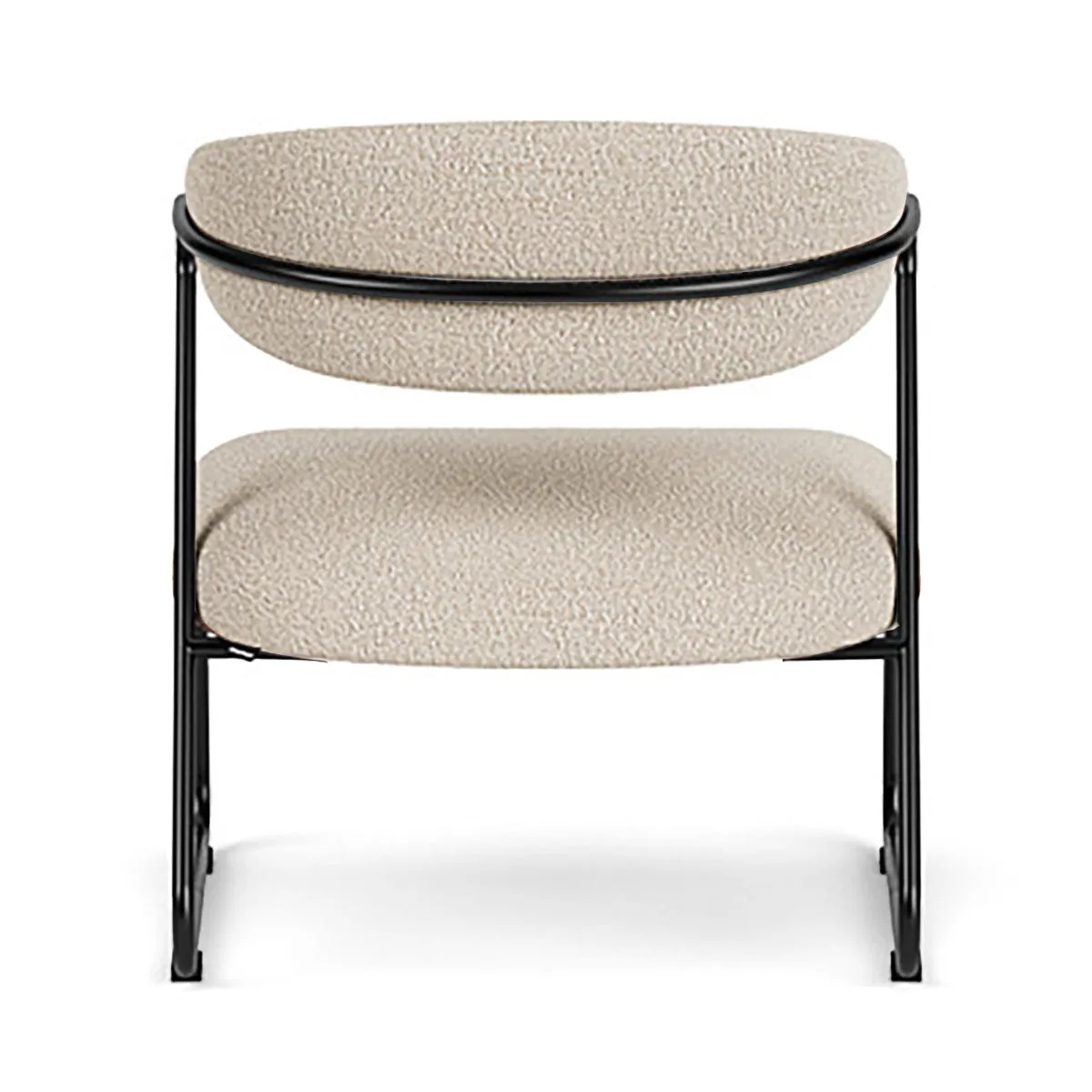 Lucy Boucle Armchair (Black)