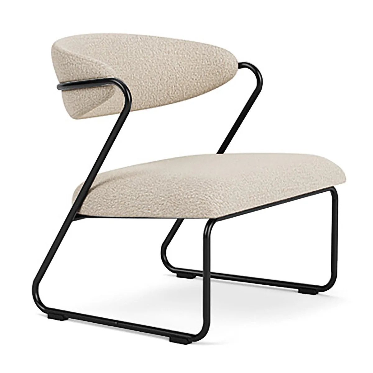 Lucy Boucle Armchair (Black)