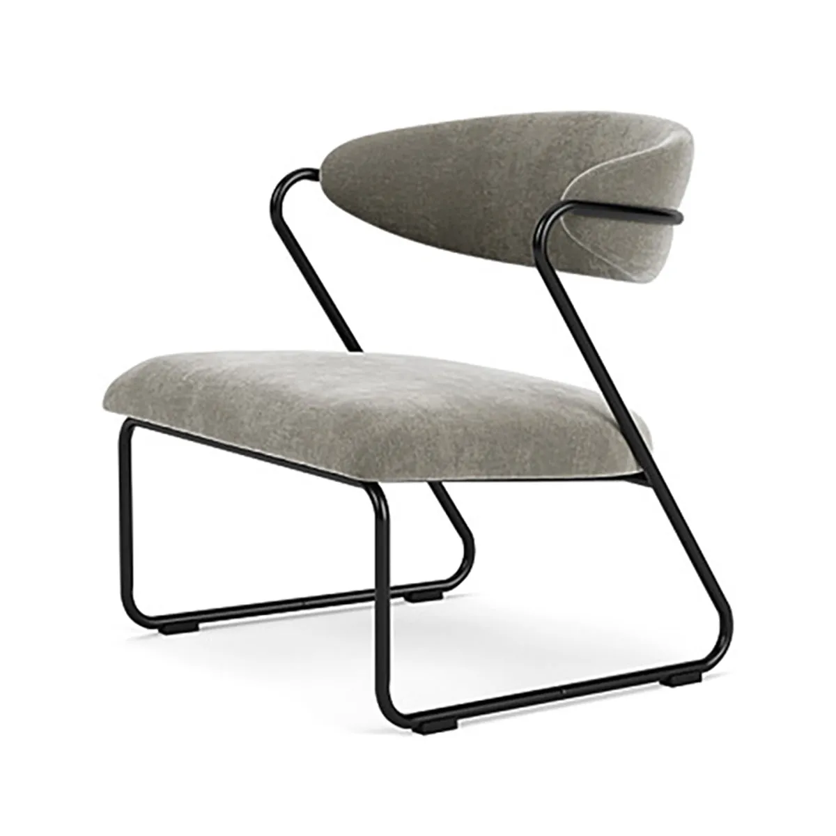 Lucy Fabric Armchair (Black)