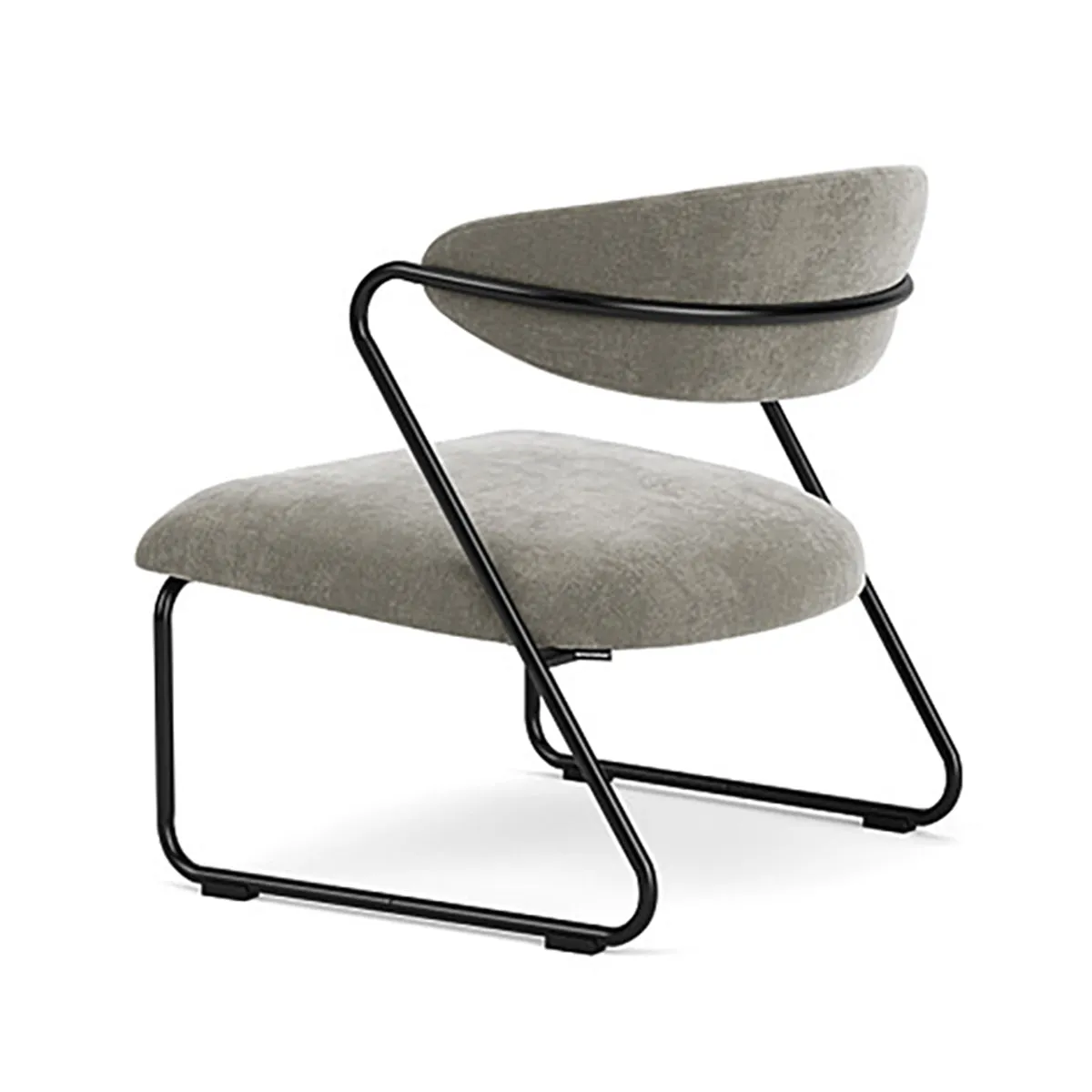 Lucy Fabric Armchair (Black)