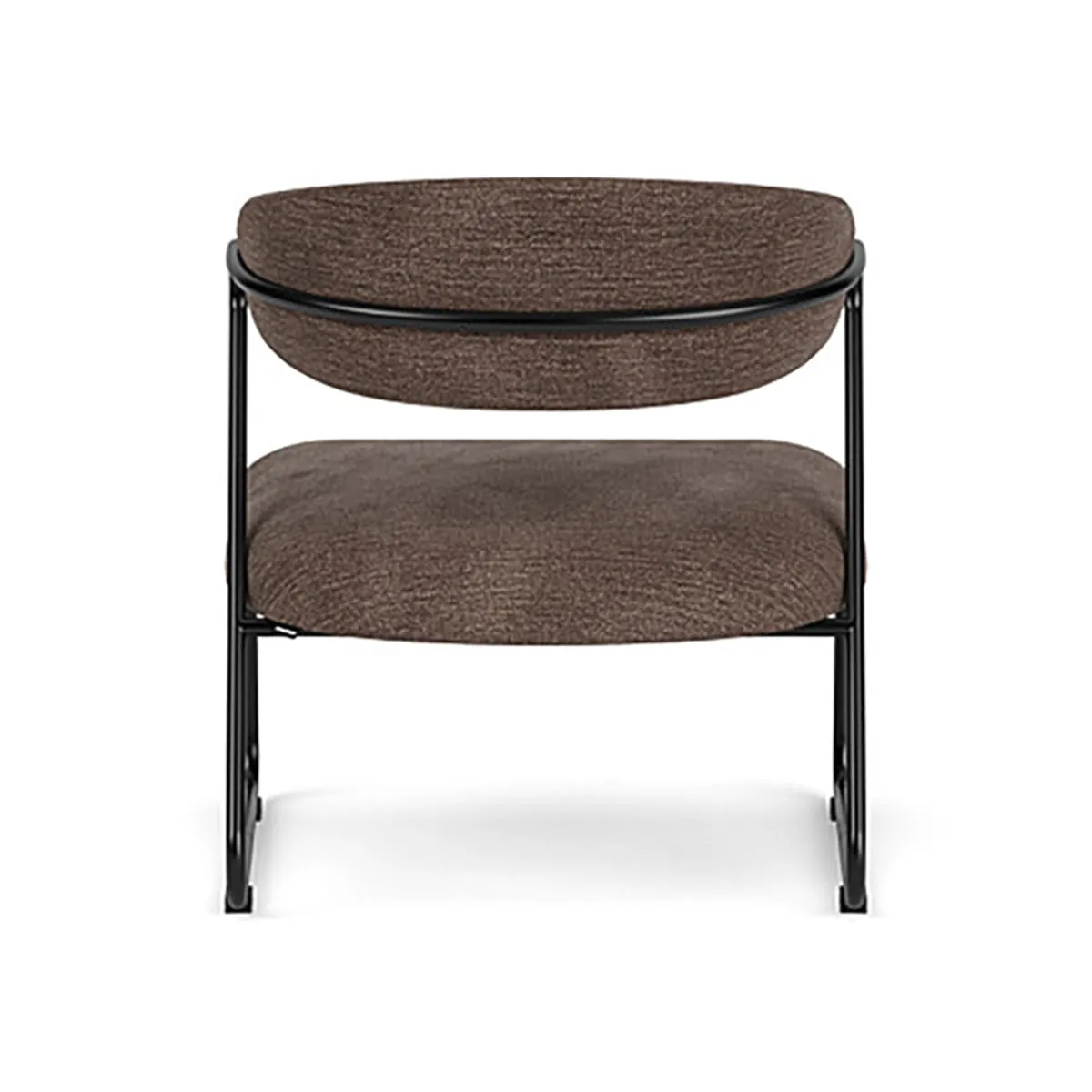 Lucy Fabric Armchair (Black)