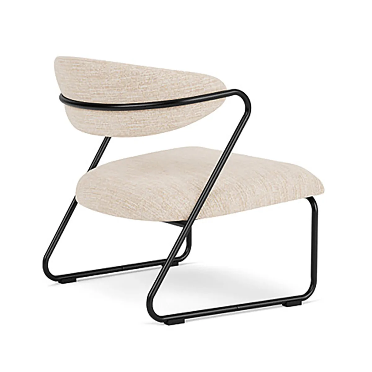 Lucy Fabric Armchair (Black)