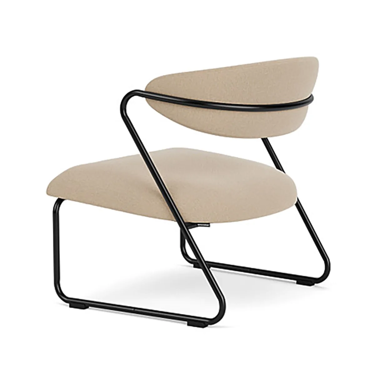 Lucy Fabric Armchair (Black)