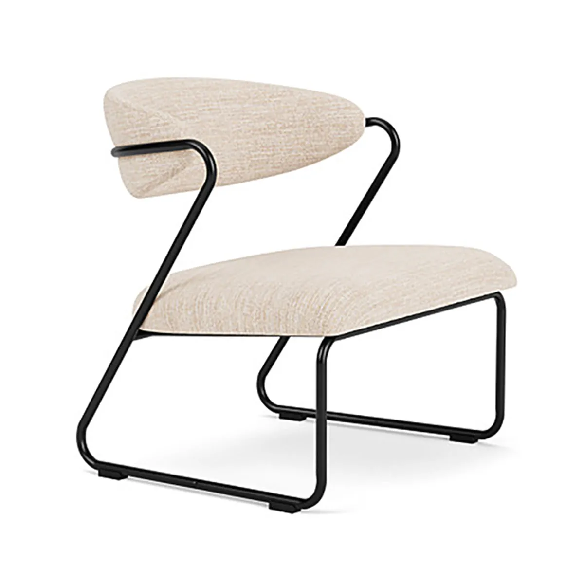 Lucy Fabric Armchair (Black)