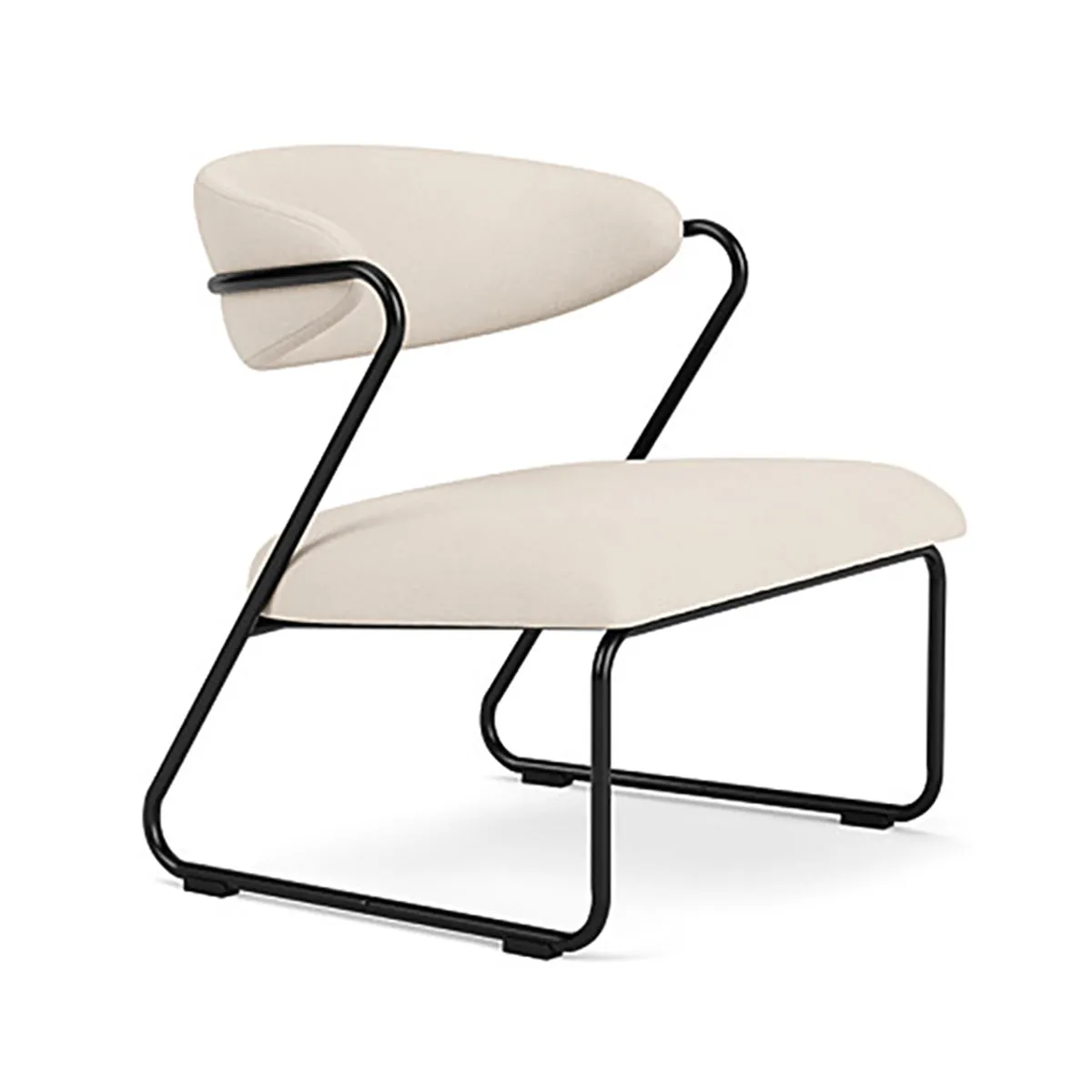 Lucy Fabric Armchair (Black)