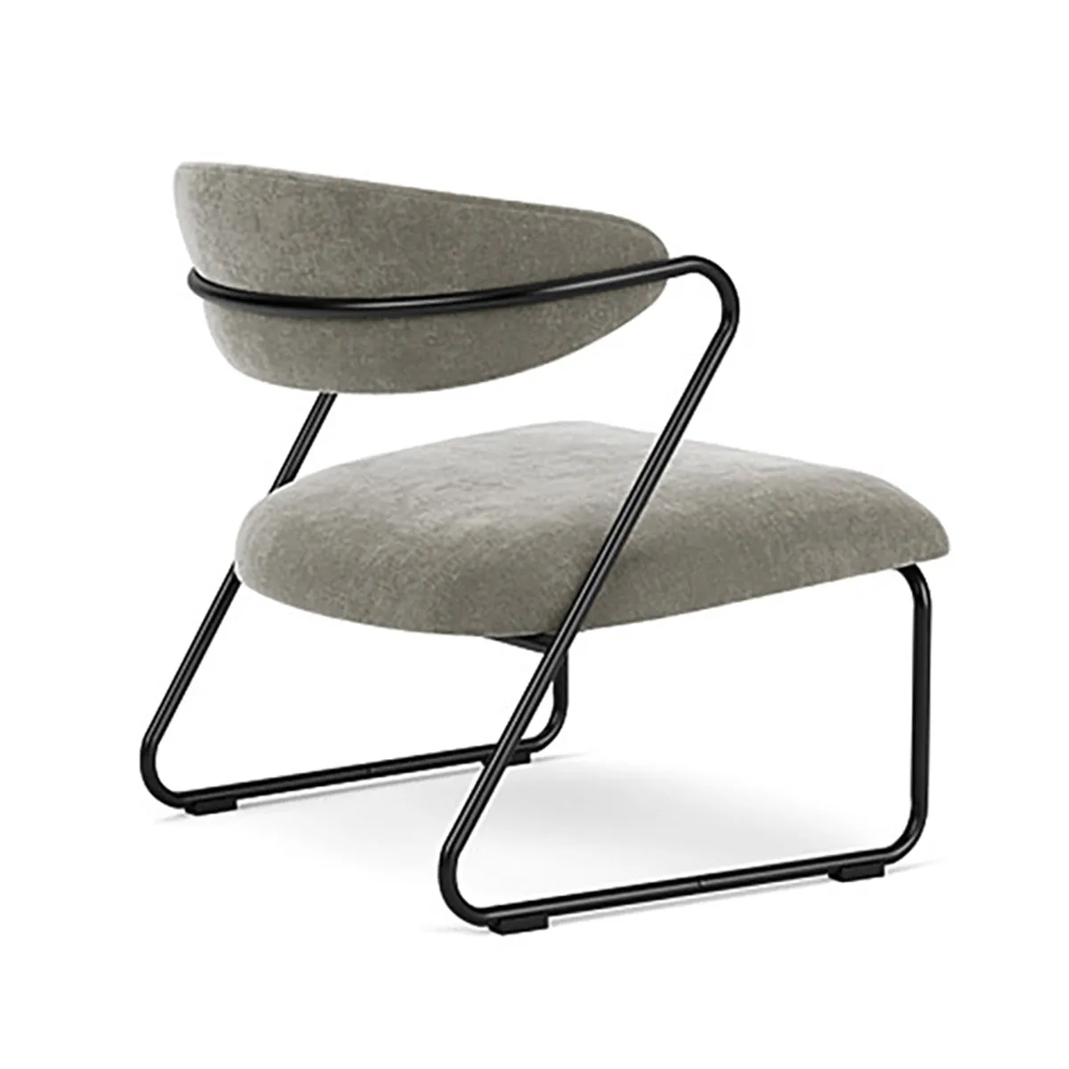 Lucy Fabric Armchair (Black)