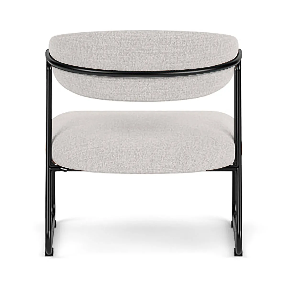 Lucy Fabric Armchair (Black)
