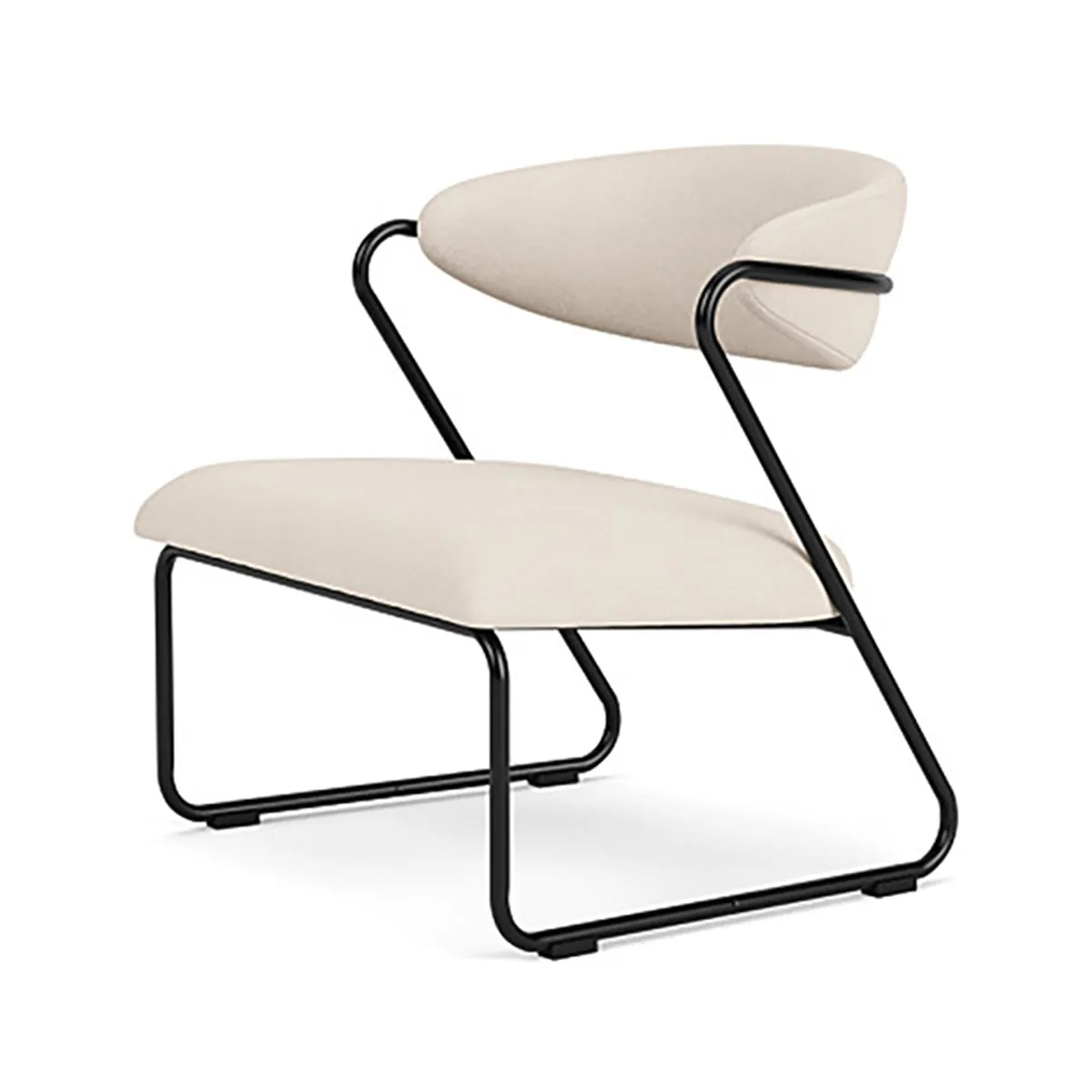 Lucy Fabric Armchair (Black)