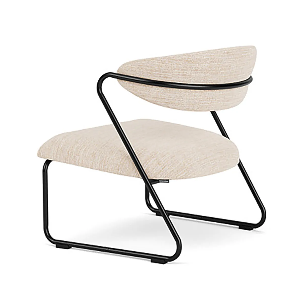 Lucy Fabric Armchair (Black)