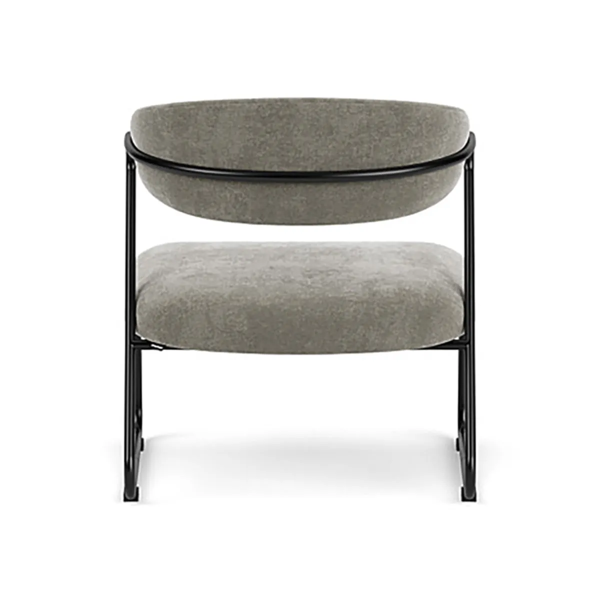 Lucy Fabric Armchair (Black)