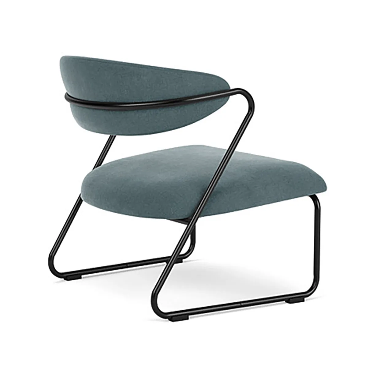 Lucy Fabric Armchair (Black)